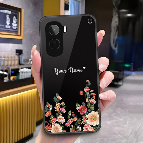 Vivo T5 Pro Cover - ONation Your Name Series - HQ Ultra Shine Premium Infinity Glass Soft Silicon Borders Case