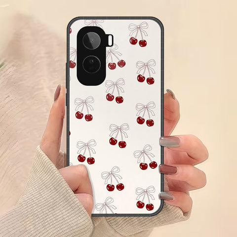 Vivo Y500 Cover - Onation Bow Series - HQ Ultra Shine Premium Infinity Glass Soft Silicon Borders Case