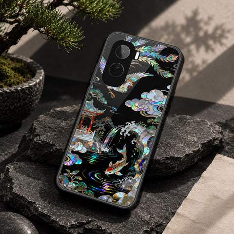 Vivo T5 Pro Cover - Pearl Dynasty Series - HQ Ultra Shine Premium Infinity Glass Soft Silicon Borders Case