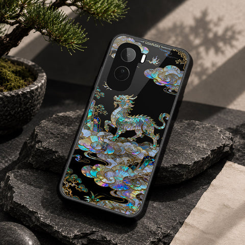 Vivo T5 Pro Cover - Pearl Dynasty Series - HQ Ultra Shine Premium Infinity Glass Soft Silicon Borders Case