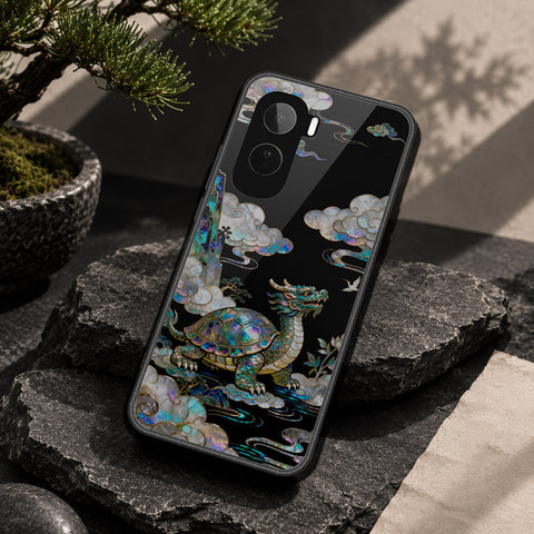 Vivo T5 Pro Cover - Pearl Dynasty Series - HQ Ultra Shine Premium Infinity Glass Soft Silicon Borders Case