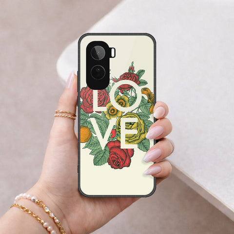 Vivo T5 Pro Cover - Floral Series 2 - HQ Ultra Shine Premium Infinity Glass Soft Silicon Borders Case
