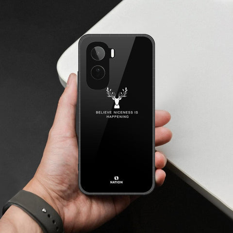Vivo T5 Pro Cover - Nice Series - HQ Ultra Shine Premium Infinity Glass Soft Silicon Borders Case