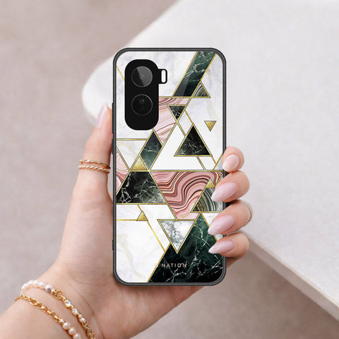 Vivo T5 Pro Cover - O'Nation Shades of Marble Series - HQ Ultra Shine Premium Infinity Glass Soft Silicon Borders Case