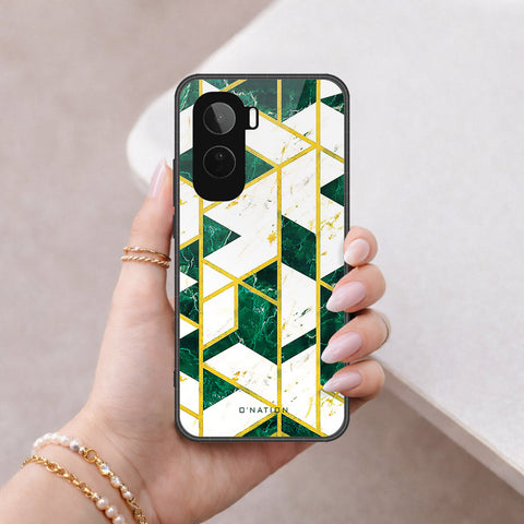 Vivo T5 Pro Cover - O'Nation Shades of Marble Series - HQ Ultra Shine Premium Infinity Glass Soft Silicon Borders Case