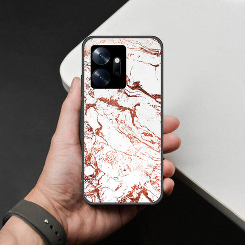 Infinix Zero 20 Cover - White Marble Series 2 - HQ Premium Shine Durable Shatterproof Case