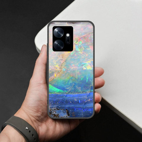 Infinix Zero 20 Cover - Colorful Marble Series - HQ Premium Shine Durable Shatterproof Case