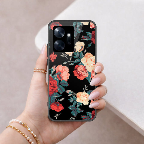 Infinix Zero 20 Cover - Floral Series 2 - HQ Premium Shine Durable Shatterproof Case
