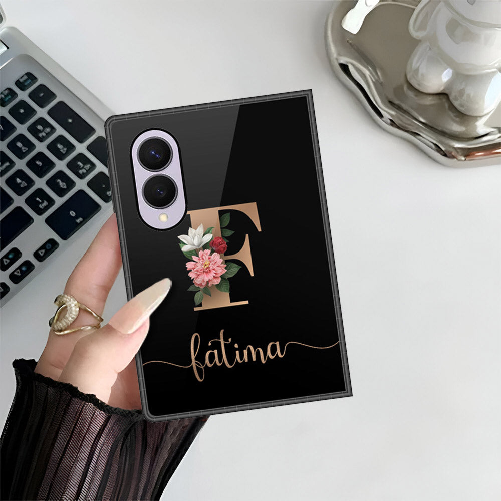 Samsung Galaxy Z Fold 8 Cover - Personalized Alphabet Series - HQ Premium Shine Durable Shatterproof Case
