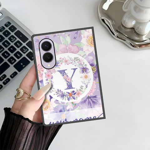 Samsung Galaxy Z Fold 8 Cover - Personalized Alphabet Series - HQ Premium Shine Durable Shatterproof Case