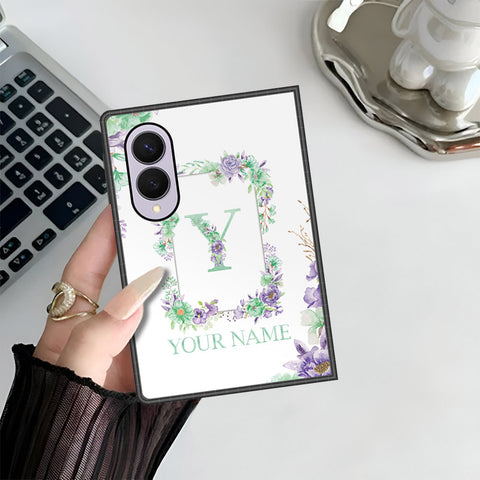 Samsung Galaxy Z Fold 8 Cover - Personalized Alphabet Series - HQ Premium Shine Durable Shatterproof Case