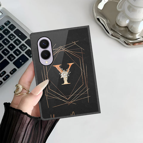 Samsung Galaxy Z Fold 8 Cover - Personalized Alphabet Series - HQ Premium Shine Durable Shatterproof Case