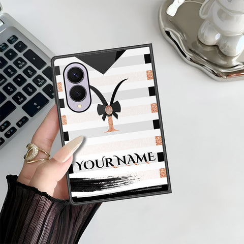 Samsung Galaxy Z Fold 8 Cover - Personalized Alphabet Series - HQ Premium Shine Durable Shatterproof Case