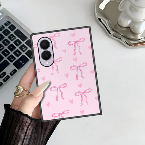 Samsung Galaxy Z Fold 8 Cover - Onation Bow Series - HQ Premium Shine Durable Shatterproof Case