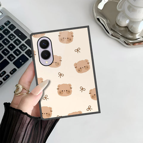 Samsung Galaxy Z Fold 8 Cover - Onation Bow Series - HQ Premium Shine Durable Shatterproof Case