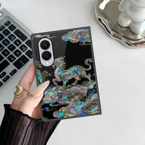Samsung Galaxy Z Fold 8 Cover - Pearl Dynasty Series - HQ Premium Shine Durable Shatterproof Case