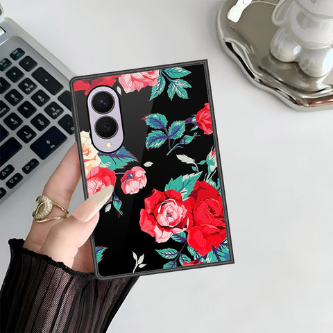 Samsung Galaxy Z Fold 8 Cover - Floral Series - HQ Premium Shine Durable Shatterproof Case