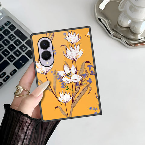 Samsung Galaxy Z Fold 8 Cover - Floral Series - HQ Premium Shine Durable Shatterproof Case