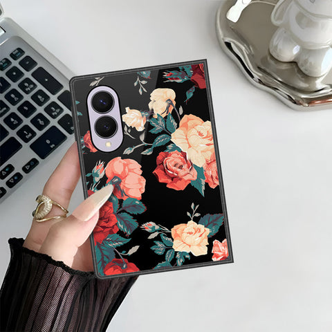 Samsung Galaxy Z Fold 8 Cover - Floral Series 2 - HQ Premium Shine Durable Shatterproof Case