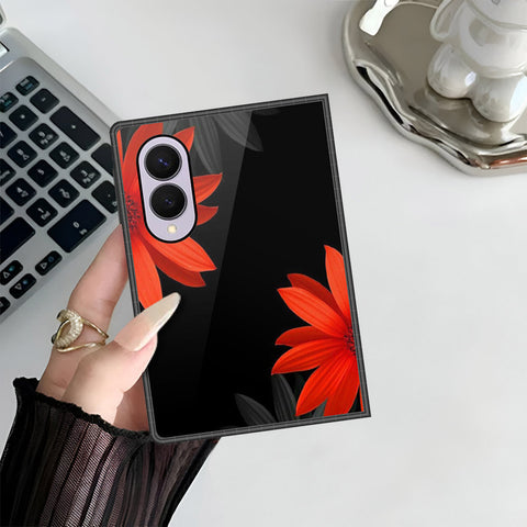 Samsung Galaxy Z Fold 8 Cover - Floral Series 2 - HQ Premium Shine Durable Shatterproof Case