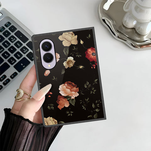 Samsung Galaxy Z Fold 8 Cover - Floral Series 2 - HQ Premium Shine Durable Shatterproof Case