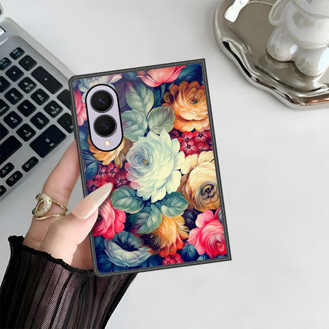 Samsung Galaxy Z Fold 8 Cover - Floral Series 2 - HQ Premium Shine Durable Shatterproof Case