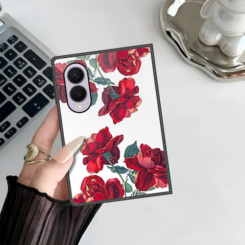 Samsung Galaxy Z Fold 8 Cover - Floral Series 2 - HQ Premium Shine Durable Shatterproof Case