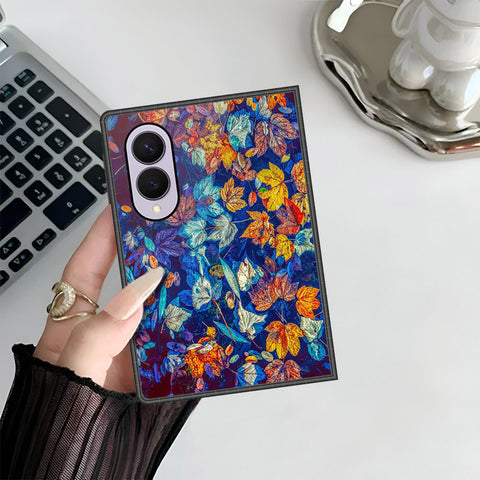 Samsung Galaxy Z Fold 8 Cover - Floral Series 2 - HQ Premium Shine Durable Shatterproof Case