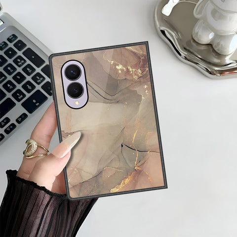 Samsung Galaxy Z Fold 8 Cover - Mystic Marble Series - HQ Premium Shine Durable Shatterproof Case