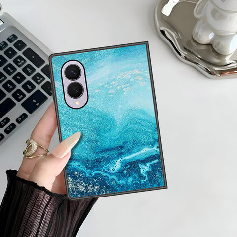 Samsung Galaxy Z Fold 8 Cover - Mystic Marble Series - HQ Premium Shine Durable Shatterproof Case