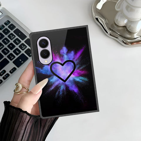 Samsung Galaxy Z Fold 8 Cover - Onation Heart Series - HQ Premium Shine Durable Shatterproof Case