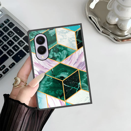 Samsung Galaxy Z Fold 8 Cover - O'Nation Shades of Marble Series - HQ Premium Shine Durable Shatterproof Case