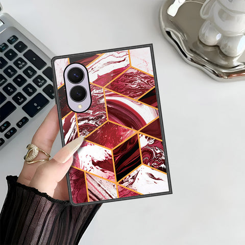 Samsung Galaxy Z Fold 8 Cover - O'Nation Shades of Marble Series - HQ Premium Shine Durable Shatterproof Case