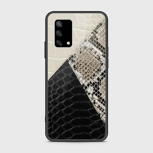 Oppo A74 Cover - Printed Skins Series - HQ Ultra Shine Premium Infinity Glass Soft Silicon Borders Case ( Fast Delivery )