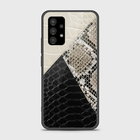 Samsung Galaxy A33 5G Cover- Printed Skins Series - HQ Ultra Shine Premium Infinity Glass Soft Silicon Borders Case (Fast Delivery)