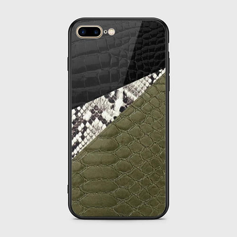 iPhone 7 Plus Cover - Printed Skins Series - HQ Ultra Shine Premium Infinity Glass Soft Silicon Borders Case (Fast Delivery) (SU)