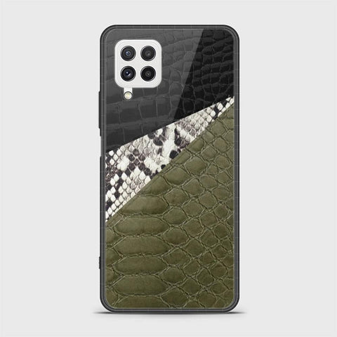 Samsung Galaxy M22 Cover- Printed Skins Series - HQ Ultra Shine Premium Infinity Glass Soft Silicon Borders Case (Fast Delivery)