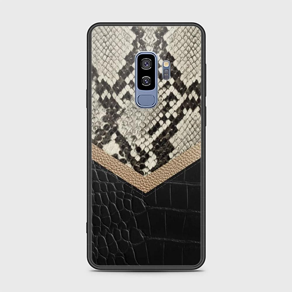 Samsung Galaxy S9 Plus Cover - Printed Skins Series - D373  - HQ Ultra Shine Premium Infinity Glass Soft Silicon Borders Case ( Fast Delivery )