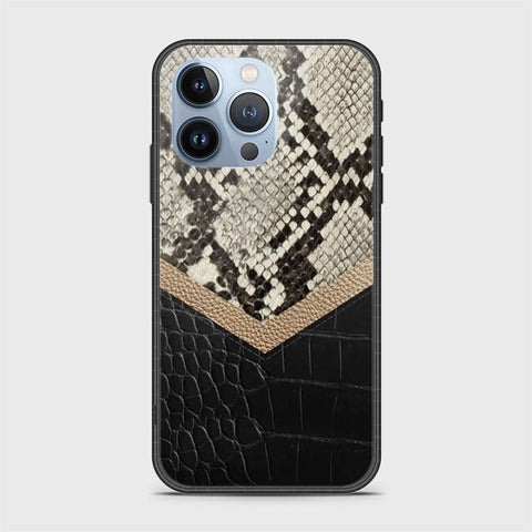 iPhone 13 Pro Cover- Printed Skins Series - HQ Ultra Shine Premium Infinity Glass Soft Silicon Borders Case (Fast Delivery)
