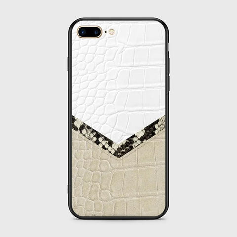 iPhone 7 Plus Cover - Printed Skins Series - HQ Ultra Shine Premium Infinity Glass Soft Silicon Borders Case (Fast Delivery) (SU)