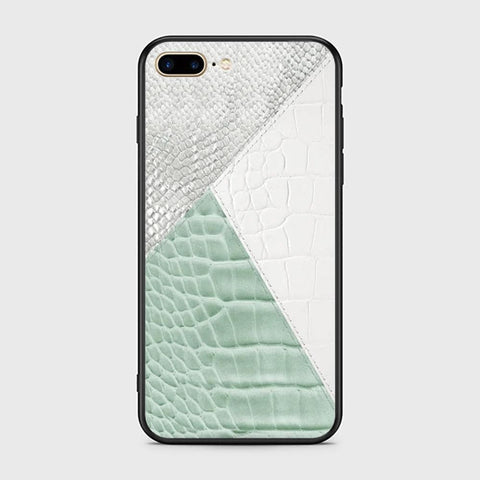 iPhone 7 Plus Cover - Printed Skins Series - HQ Ultra Shine Premium Infinity Glass Soft Silicon Borders Case (Fast Delivery) (SU)