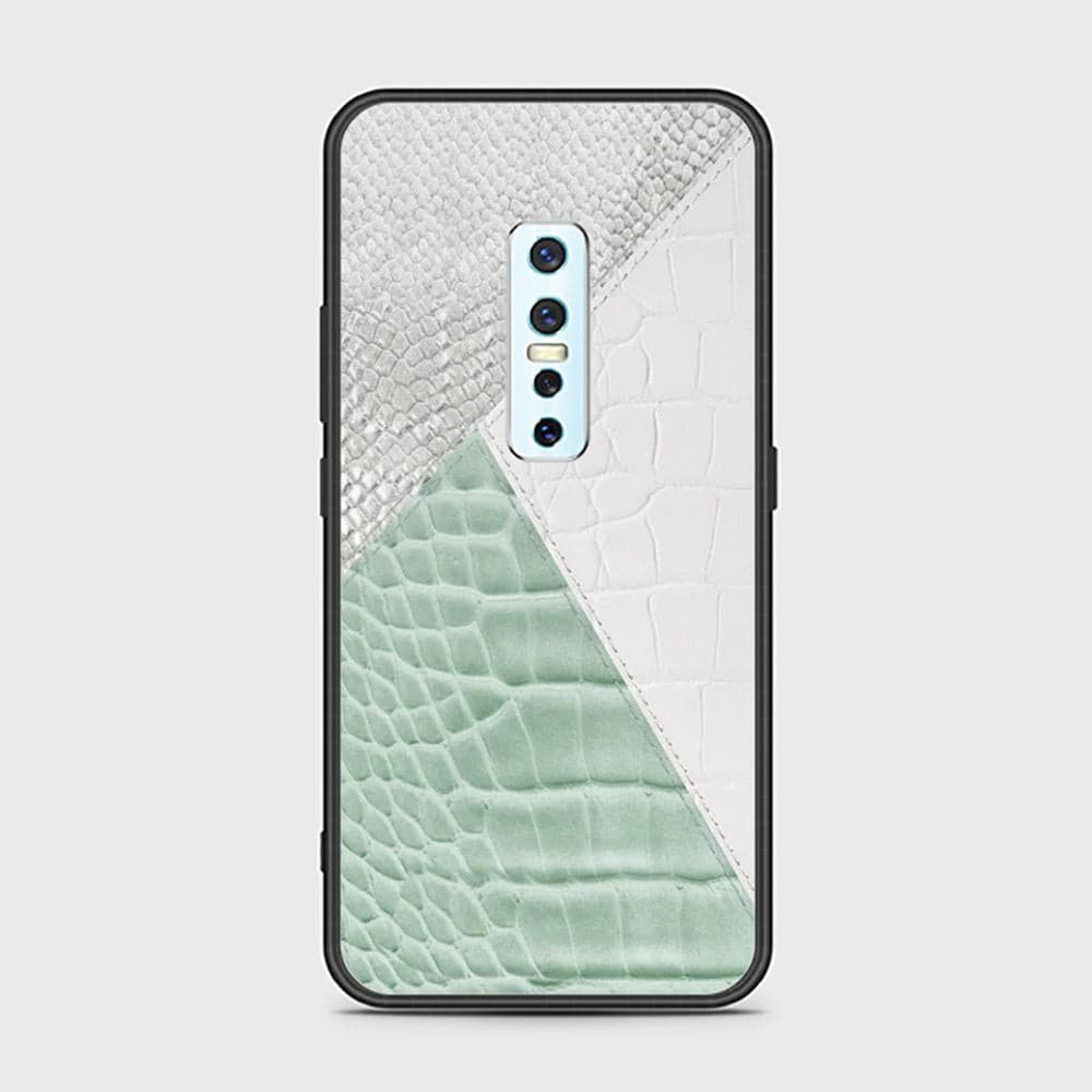 Vivo V17 Pro Cover - Printed Skins Series - HQ Ultra Shine Premium Infinity Glass Soft Silicon Borders Case (Fast Delivery)