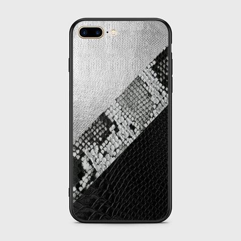 iPhone 7 Plus Cover - Printed Skins Series - HQ Ultra Shine Premium Infinity Glass Soft Silicon Borders Case (Fast Delivery) (SU)