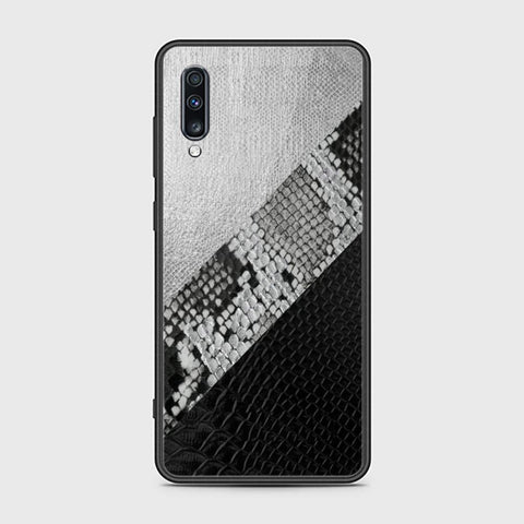 Samsung Galaxy A70 Cover - Printed Skins Series - D405 - HQ Ultra Shine Premium Infinity Glass Soft Silicon Borders Case ( Fast Delivery )