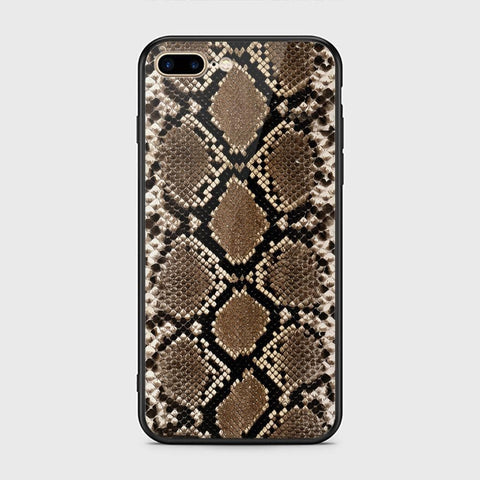 iPhone 7 Plus Cover - Printed Skins Series - HQ Ultra Shine Premium Infinity Glass Soft Silicon Borders Case (Fast Delivery) (SU)