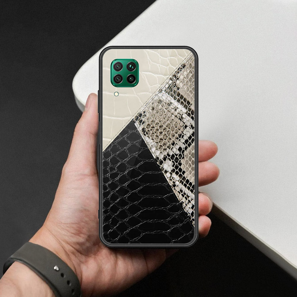 Huawei P40 lite Cover - Printed Skins Series - HQ Ultra Shine Premium Infinity Glass Soft Silicon Borders Case