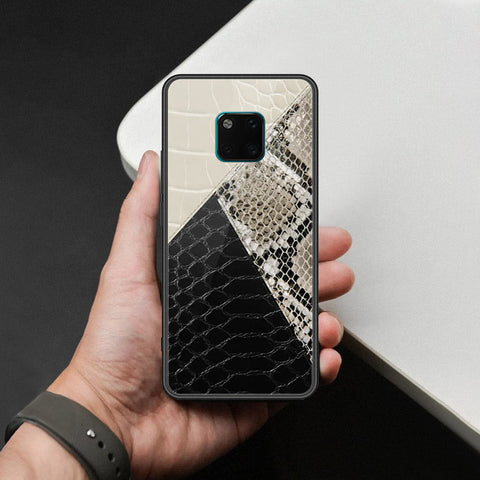 Huawei Mate 20 Pro Cover - Printed Skins Series - HQ Ultra Shine Premium Infinity Glass Soft Silicon Borders Case