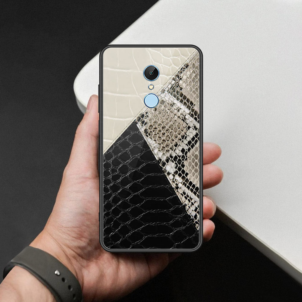 Xiaomi Redmi Note 5 / Redmi 5 Plus Cover - Printed Skins Series - HQ Ultra Shine Premium Infinity Glass Soft Silicon Borders Case