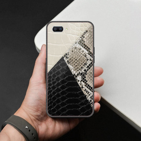 Realme C1 Cover - Printed Skins Series - HQ Ultra Shine Premium Infinity Glass Soft Silicon Borders Case