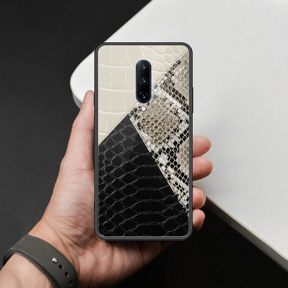 OnePlus 7 Pro Cover - Printed Skins Series - HQ Ultra Shine Premium Infinity Glass Soft Silicon Borders Case